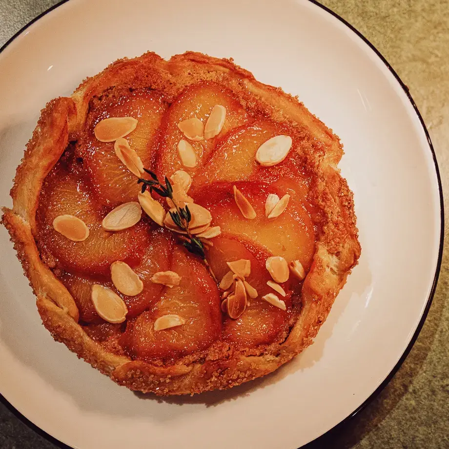 Peach Crostata